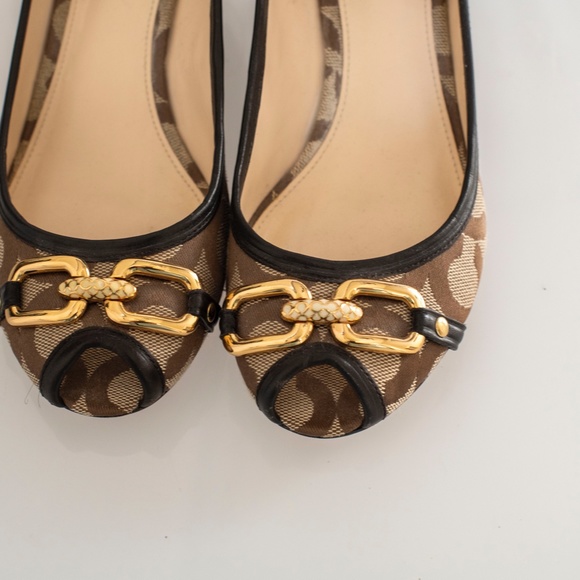 Coach wedge womans shoe size 6 - Picture 5 of 6